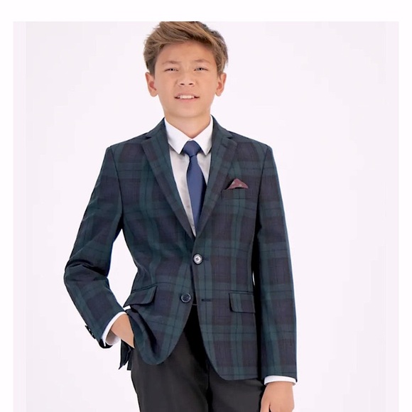 B by Brooks Brothers Black Watch Tartan blazer